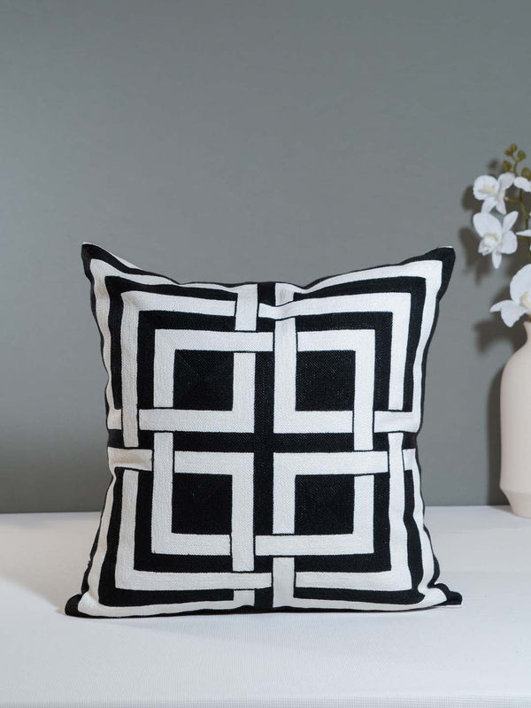  Buy HOME DECOR COLLECTION MAZE PATTERN CUSHION COVER