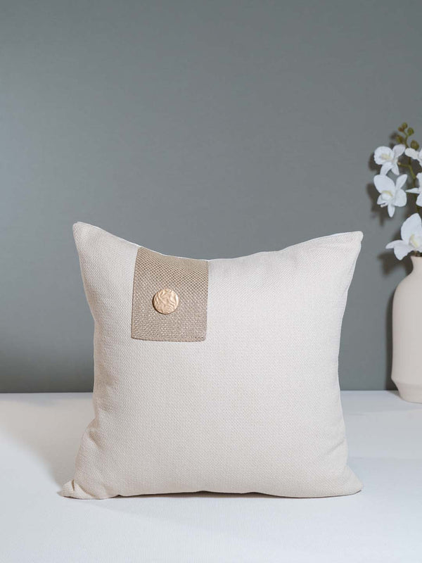  Buy HOME DECOR COLLECTION POCKET PATTERN CUSHION COVER - CREAM