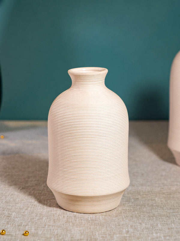 Buy Ceramic-Cream-Vase-Small-Eh044044017