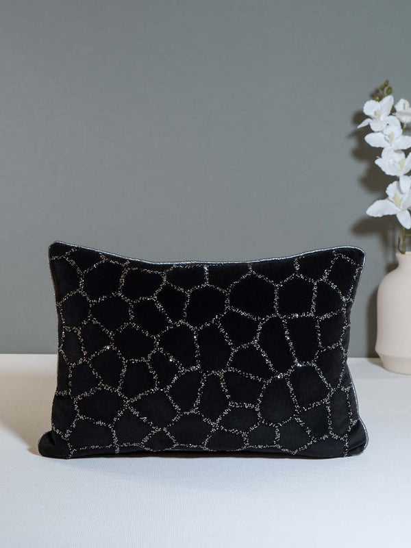  Buy WILD WHISPERS BEADED CUSHION COVER