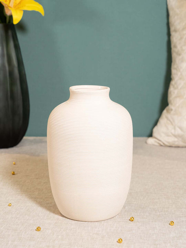 Buy Ceramic-Cream-Vase-Small-Eh044044016