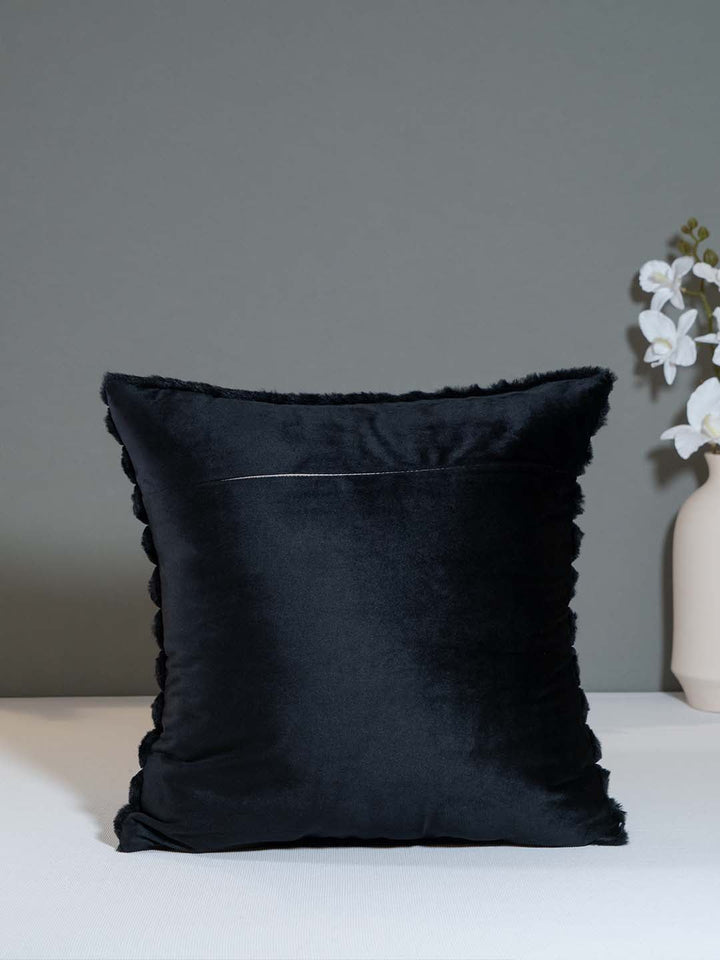  Buy HOME DECOR COLLECTION VELVET CUSHION COVER - BLACK