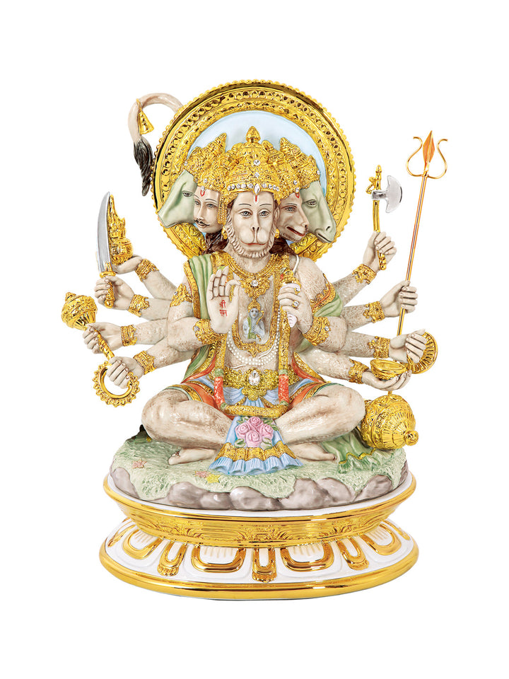 Buy Panch Mukhi Hanuman Porcelain