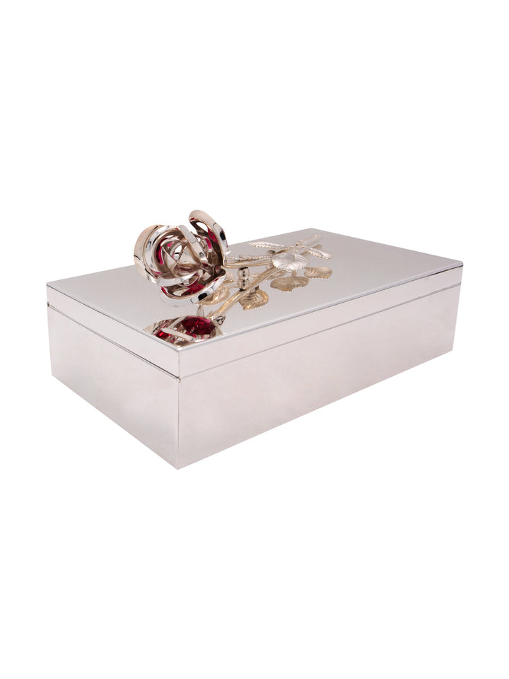 Buy Rose Motif Jewelry Box