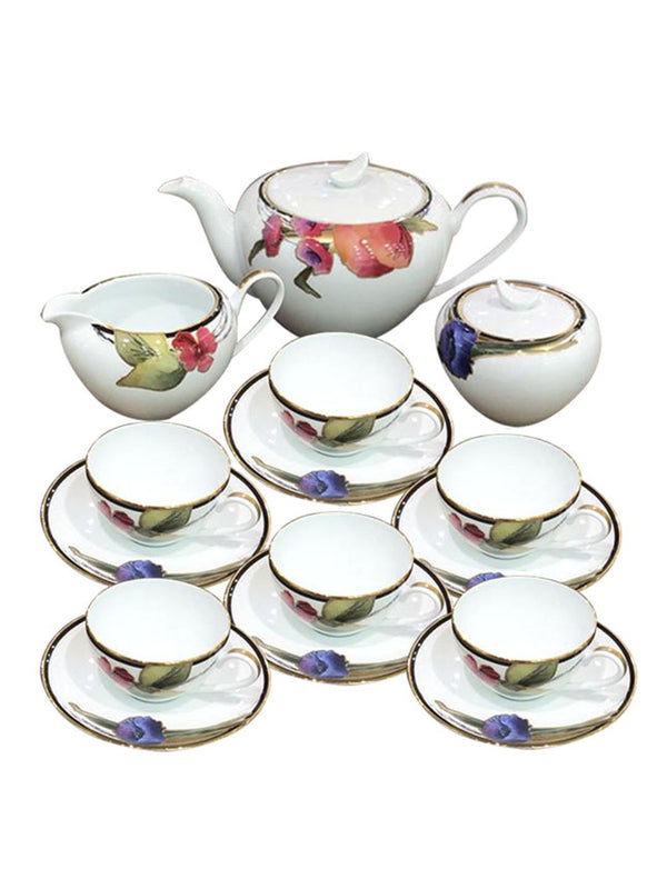 Buy Alluring Fields-17 Pcs Tea Set