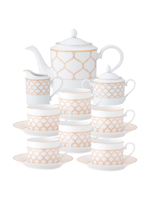 Buy Eternal Palace Gold-17 Pcs Tea Set