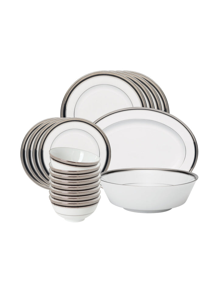 Buy Austin Platinum-18 Pcs Dinner Set