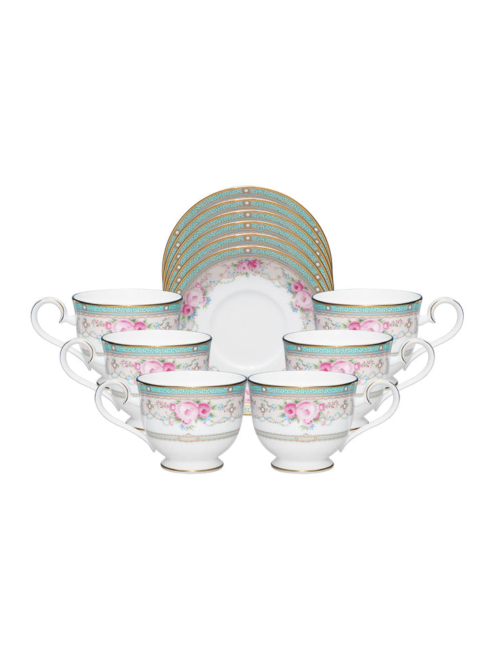 Buy Palace Rose-12 Pcs Cup & Saucer