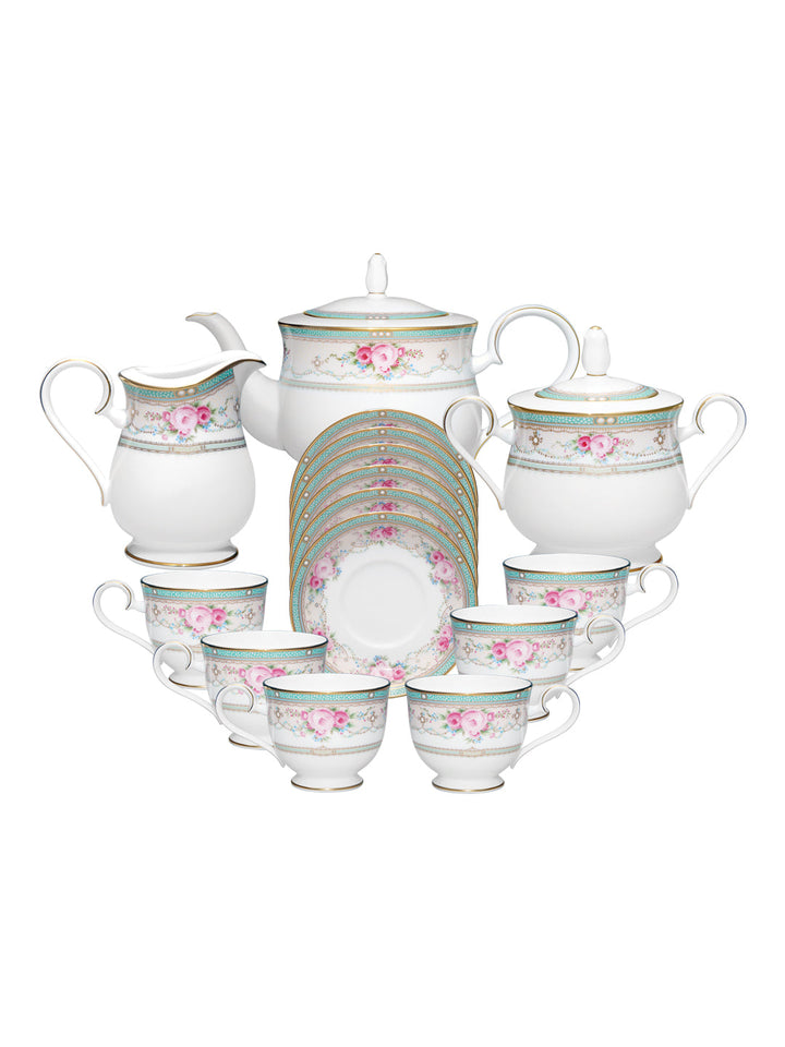 Buy Palace Rose-17 Pcs Tea Set