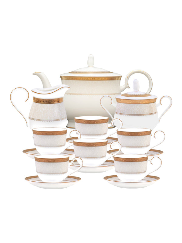 Buy Odessa Gold-17 Pcs Tea Set