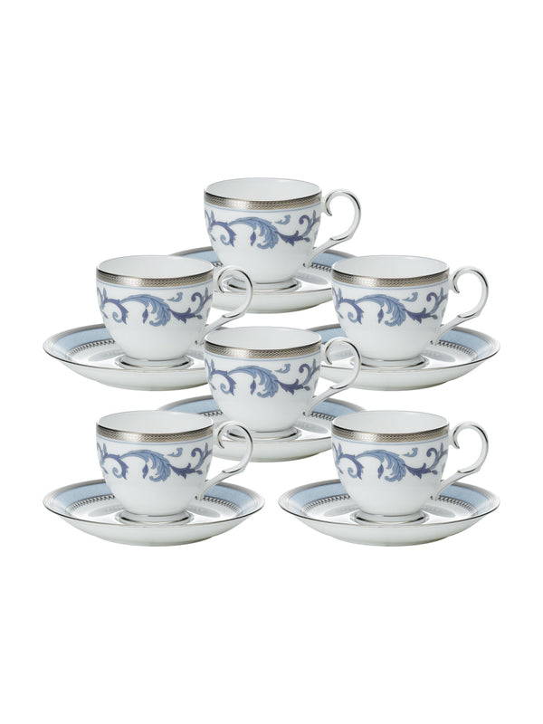 Buy Sonnet In Blue-12 Pcs Cup & Saucer