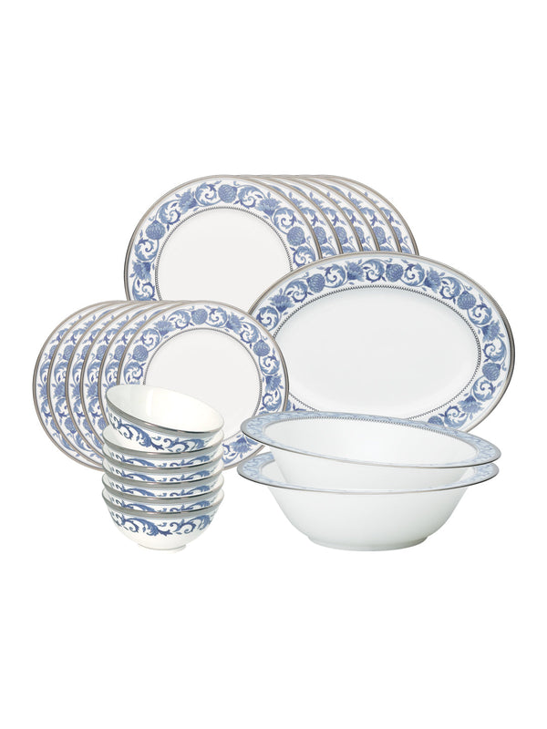 Buy Sonnet In Blue-21 Pcs Dinner Set