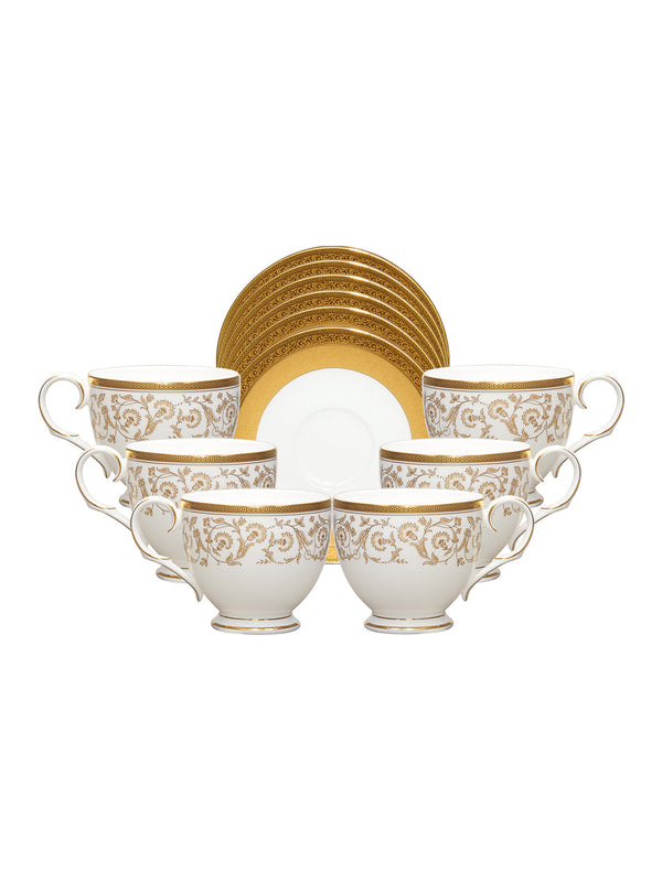 Buy Summit Gold-12 Pcs Cup & Saucer