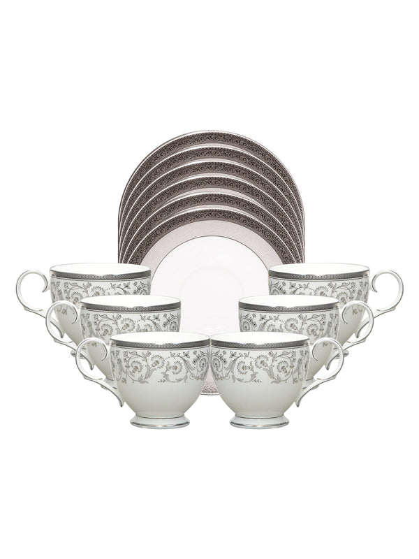 Buy Summit Platinum-12 Pcs Cup & Saucer