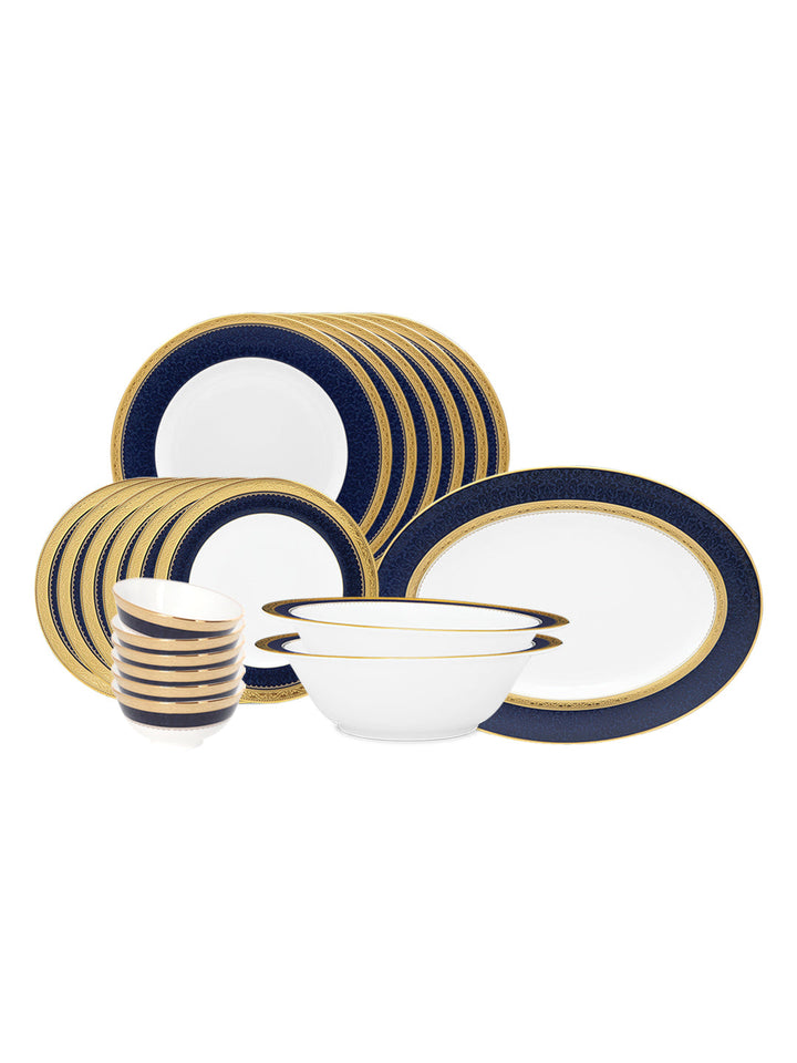 Buy Odessa Cobalt Gold-21 Pcs Dinner Set