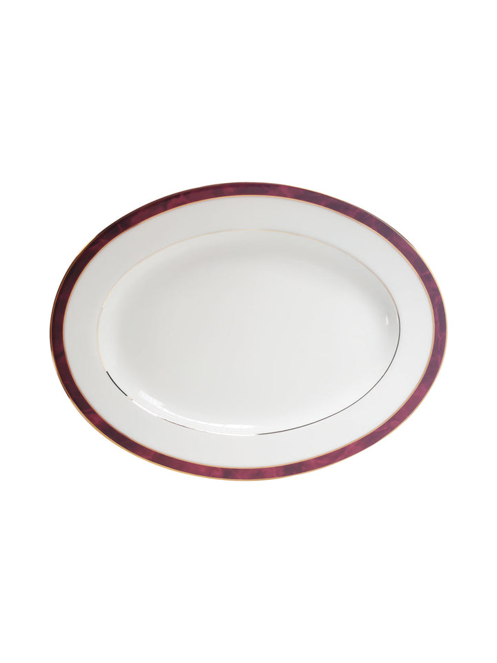 Buy Marble Red-36 Pcs Dinner Set