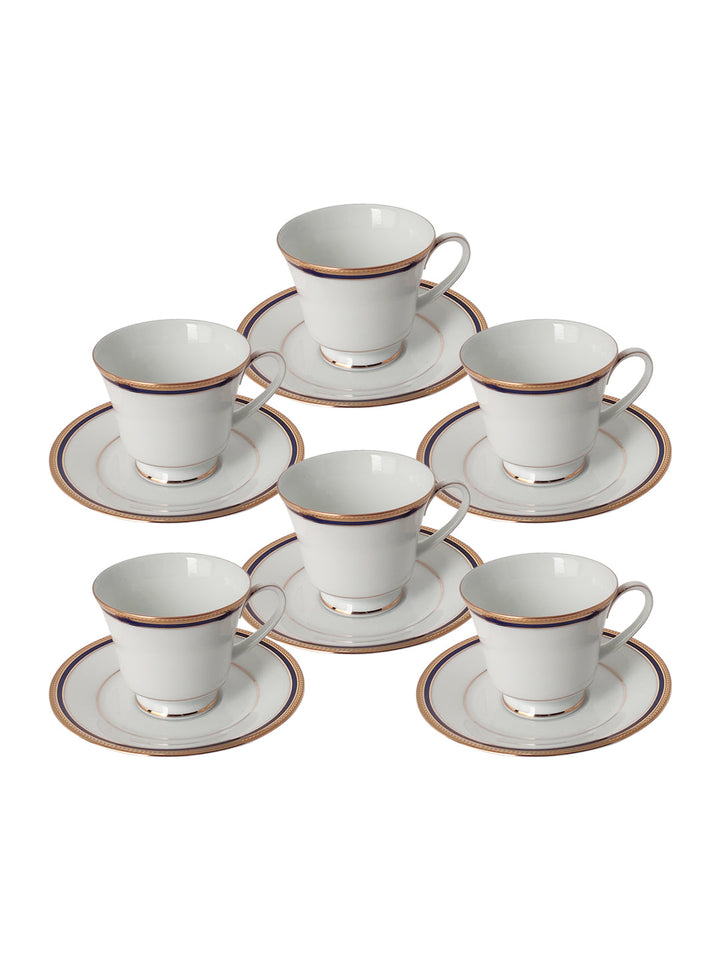 Buy Toorak Blue-12 Pcs Cup & Saucer