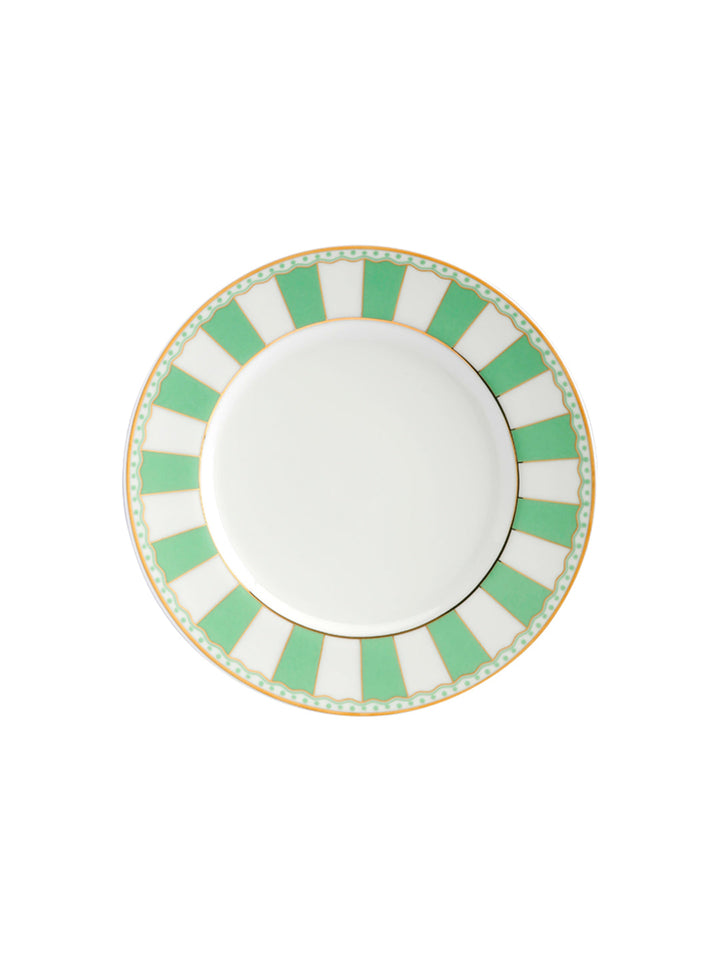 Buy Carnival Appl Green Cake Plate Set Of Two