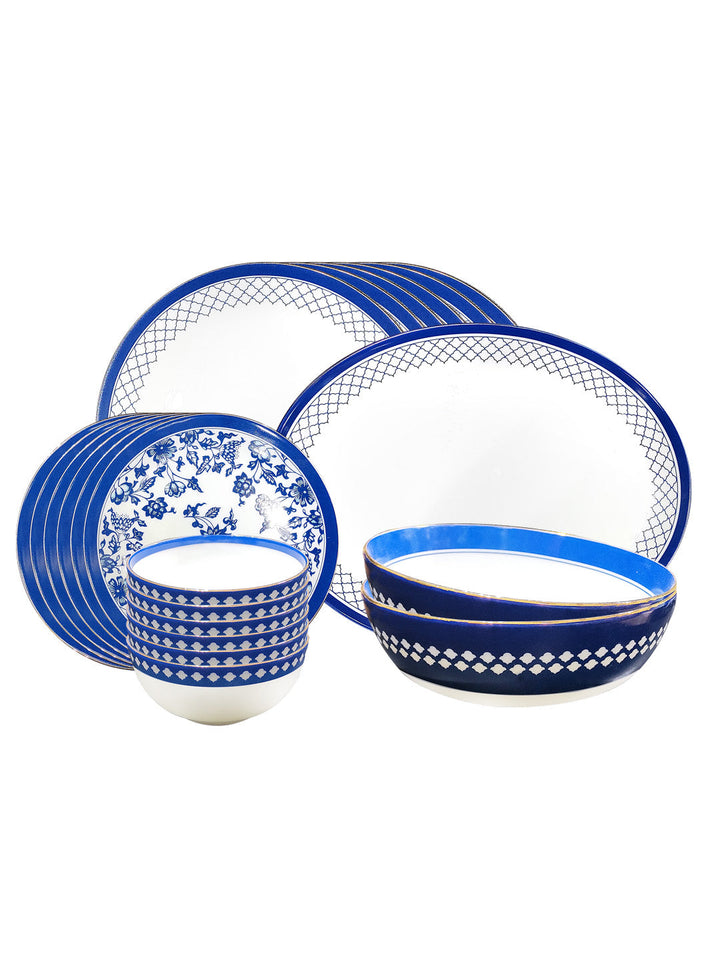 Buy Dinner Set-21 Pcs Jardin Bleu