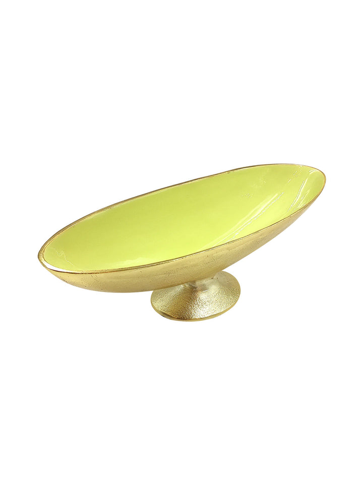 Buy Oval Bowl With Pedestal Small